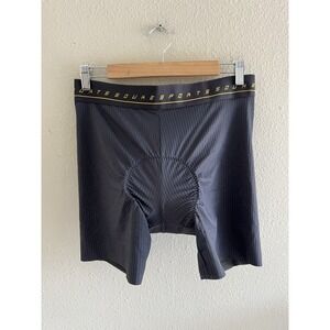 New Souke Sports Mens 2XL Dark Gray 4D Padded Cycling Shorts Bike PS6021